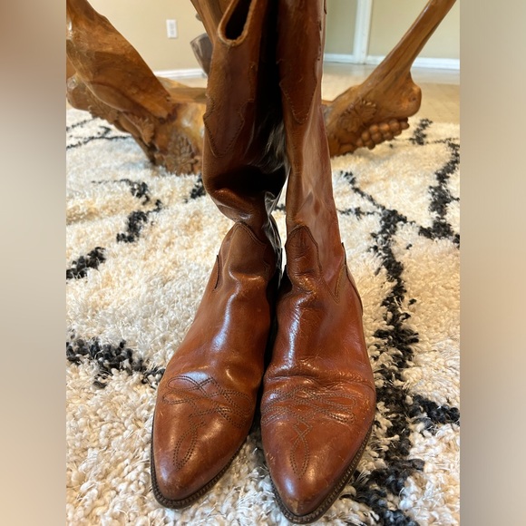 Joan & David Brown Heeled Boots - Picture 5 of 8